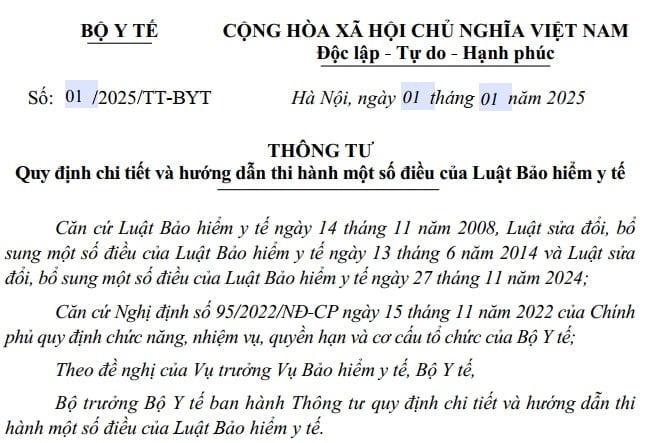 Các loại phẫu thuật được bảo hiểm y tế năm 2025