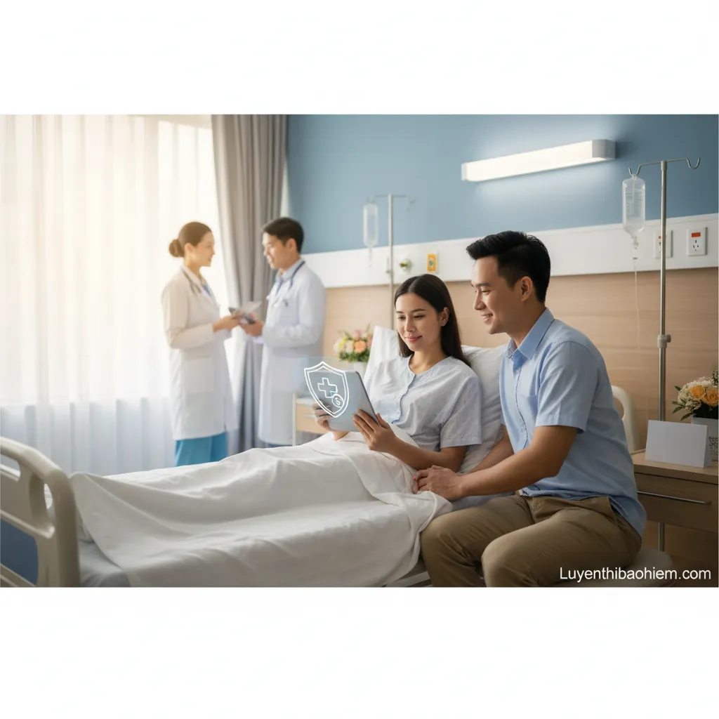 1. **Quyền lợi hỗ trợ nằm viện**